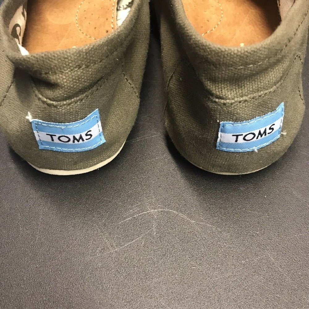 Toms Olive Green Men's Shoes - Picture 3 of 5